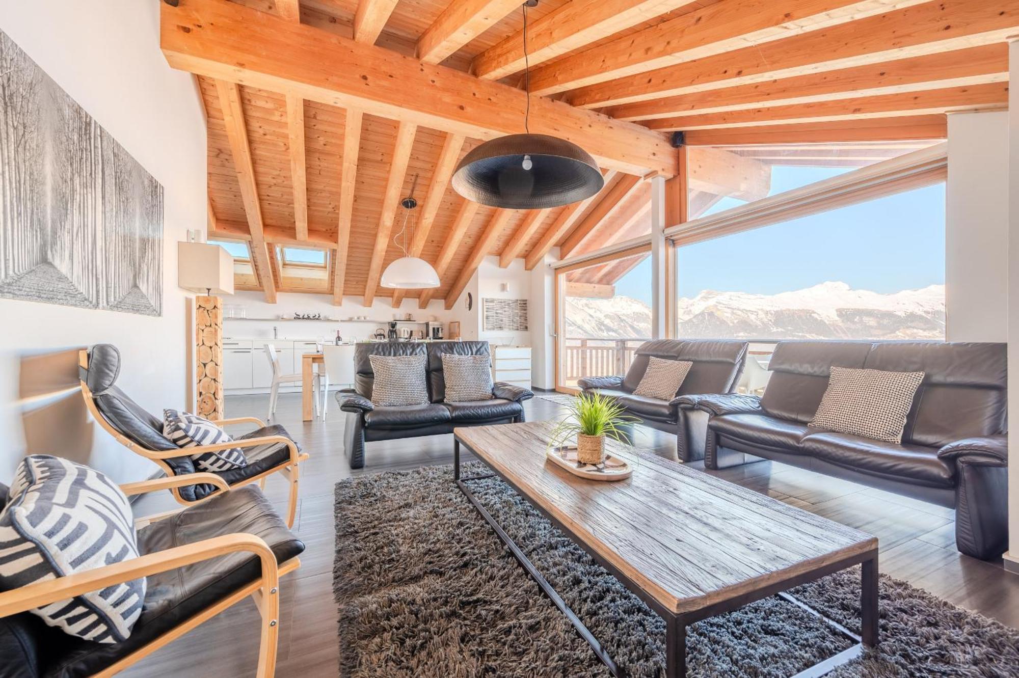Ski Paradise Mountain & Luxe Apartments Veysonnaz Exterior photo